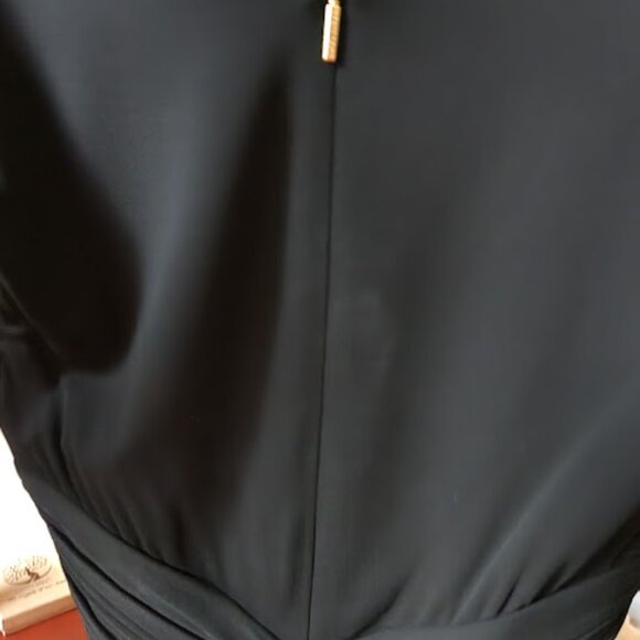 ROBERTO CAVALLI WOMEN'S BLACK DRESS V NECK - Picture 6 of 8
